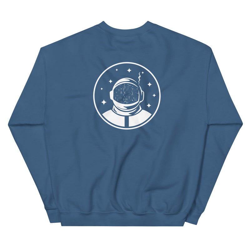 Spaceman Sleek Crewneck Sweatshirt