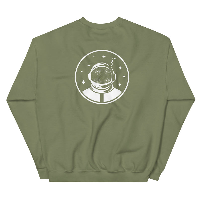 Spaceman Sleek Crewneck Sweatshirt